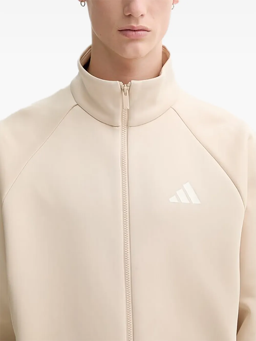 adidas Trui met rits en logo Beige