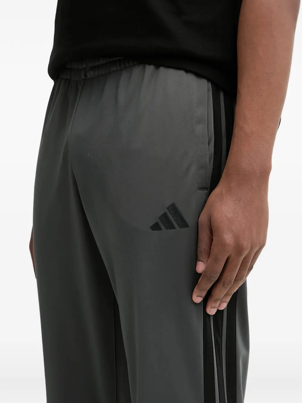 adidas side-stripe tracksuit Grijs