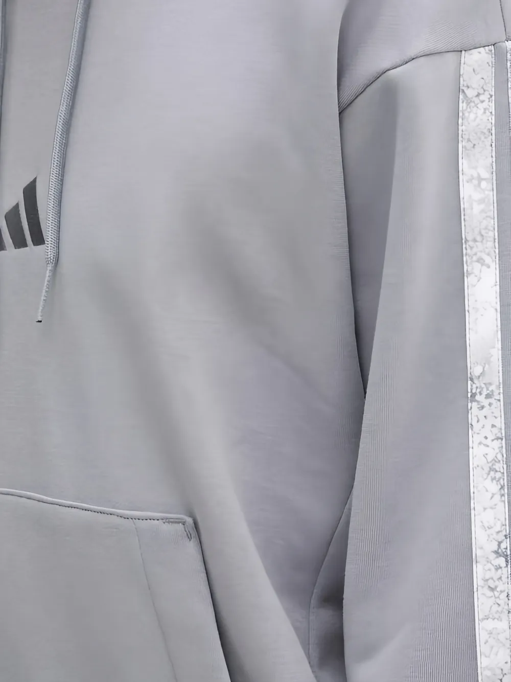 adidas Hoodie met logostreep Grijs