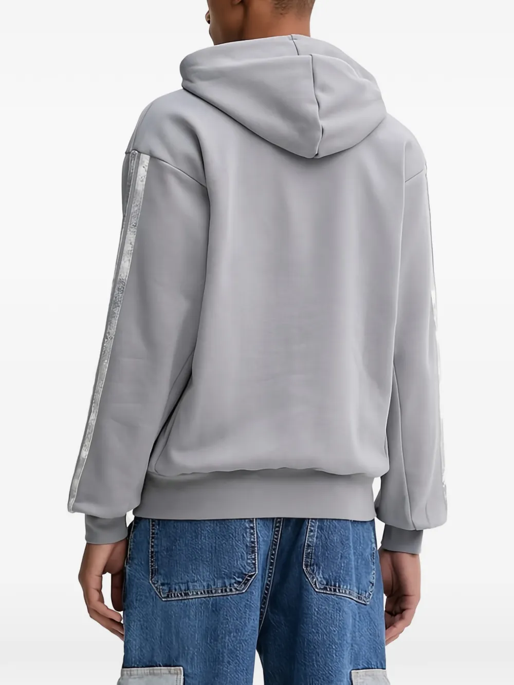 adidas Hoodie met logostreep Grijs