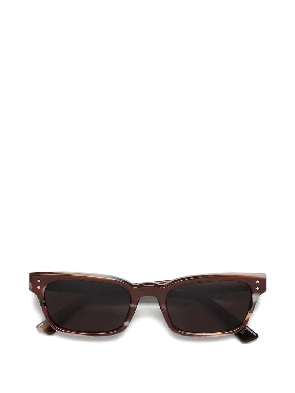 Marni Eyewear rectangle-frame sunglasses - Marrone