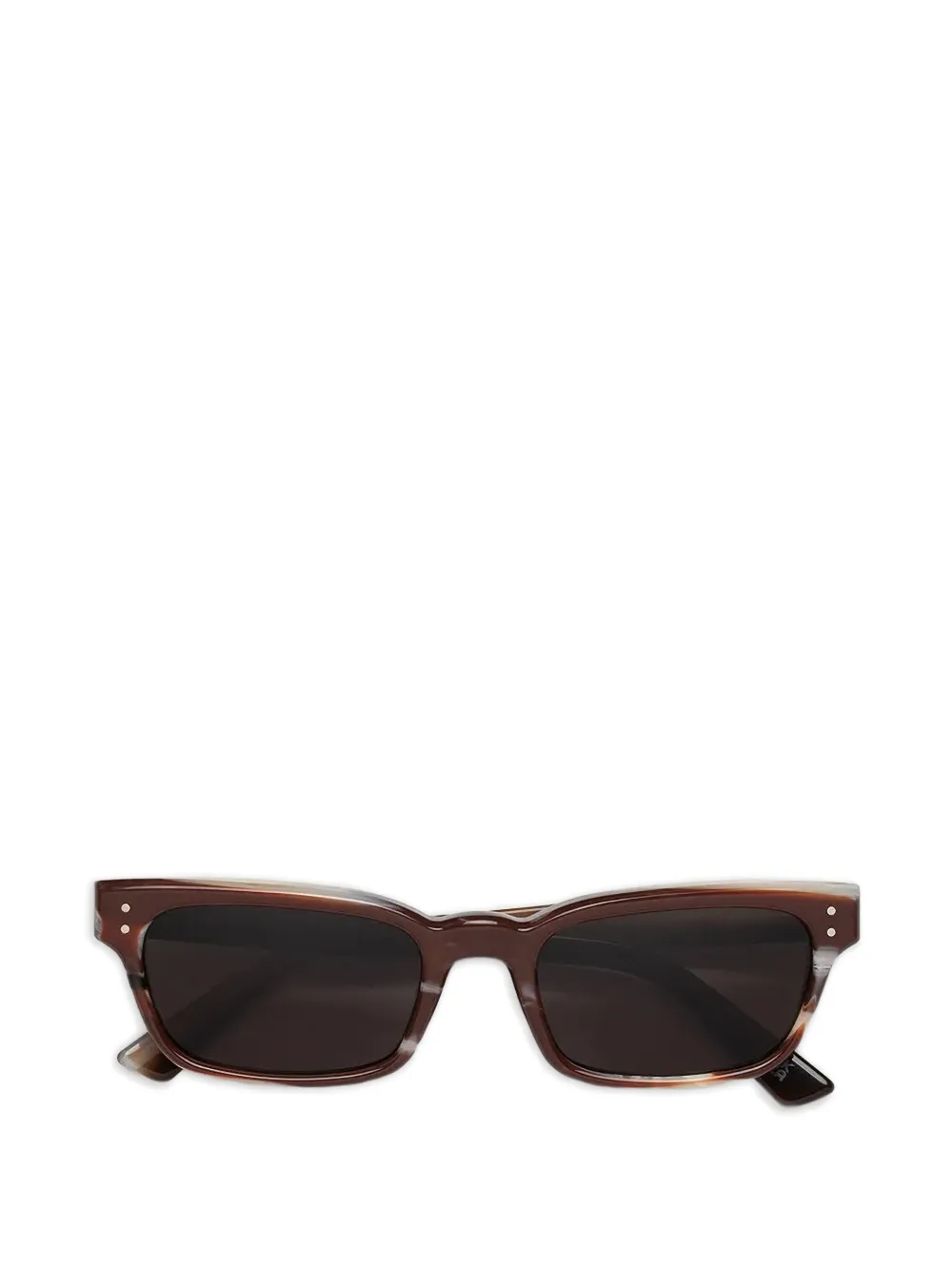 Marni Eyewear rectangle-frame sunglasses - Marrone