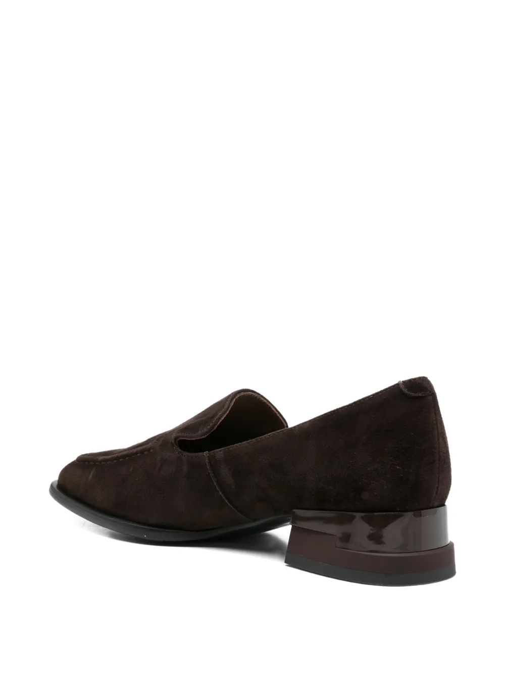 LINDA BAUMANN Loafers met vierkante neus Bruin