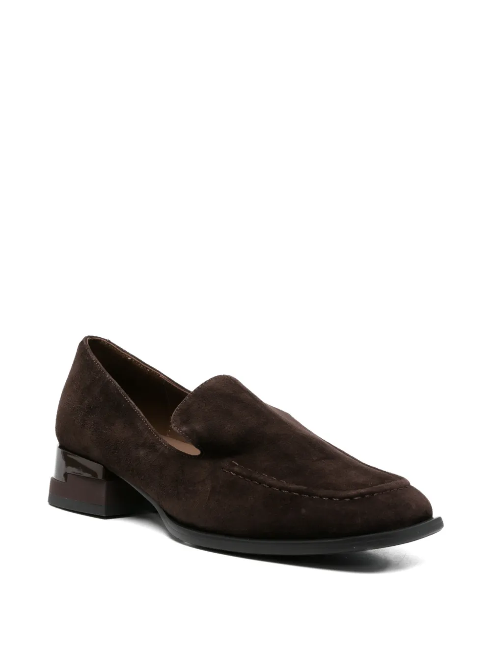 LINDA BAUMANN Loafers met vierkante neus Bruin