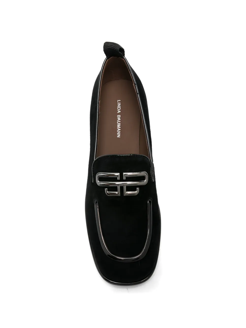 LINDA BAUMANN Loafers met applicatie Zwart