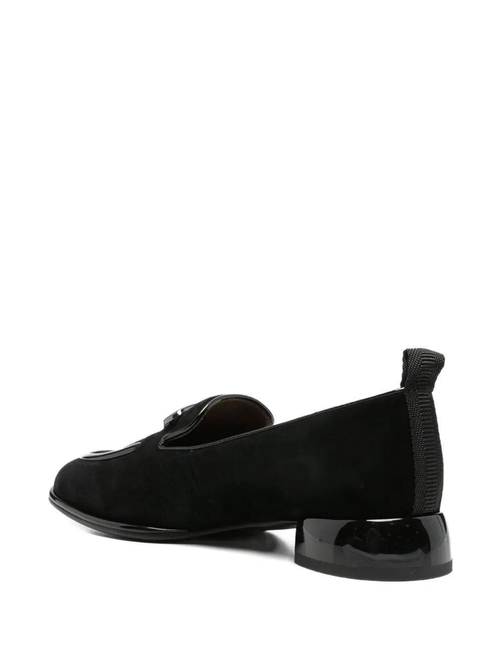 LINDA BAUMANN Loafers met applicatie Zwart