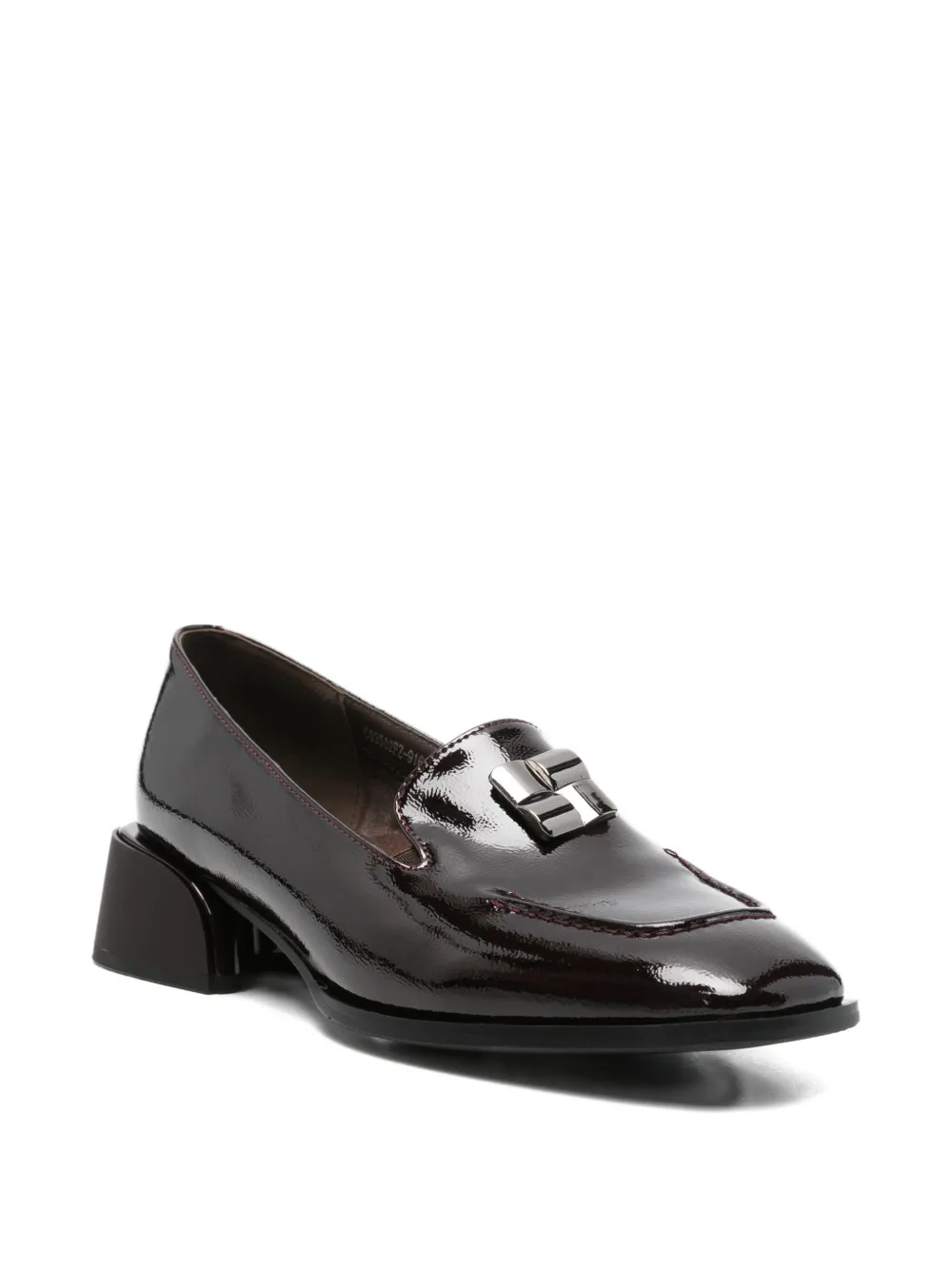 LINDA BAUMANN Loafers van lakleer Bruin