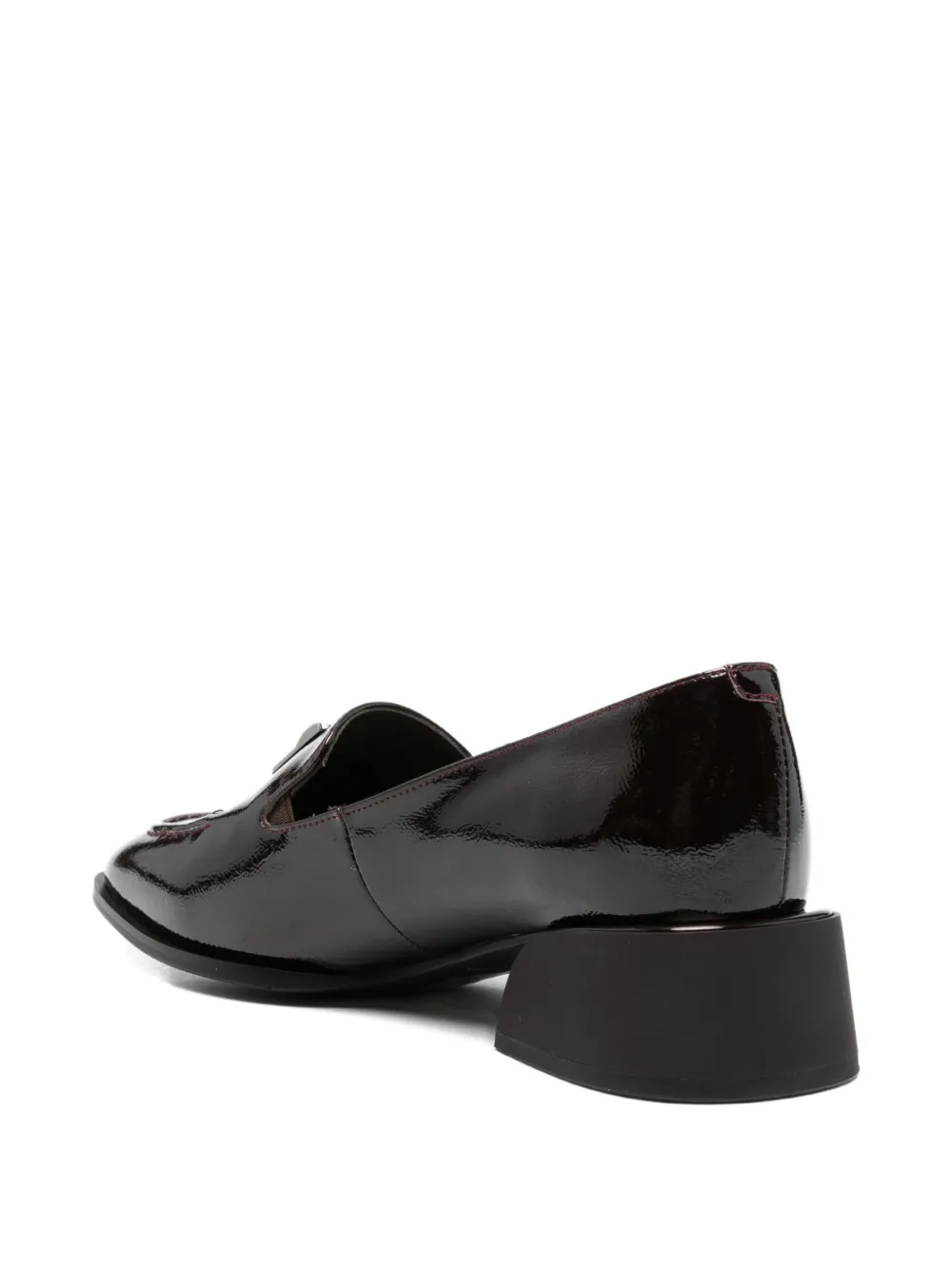 LINDA BAUMANN Loafers van lakleer Bruin