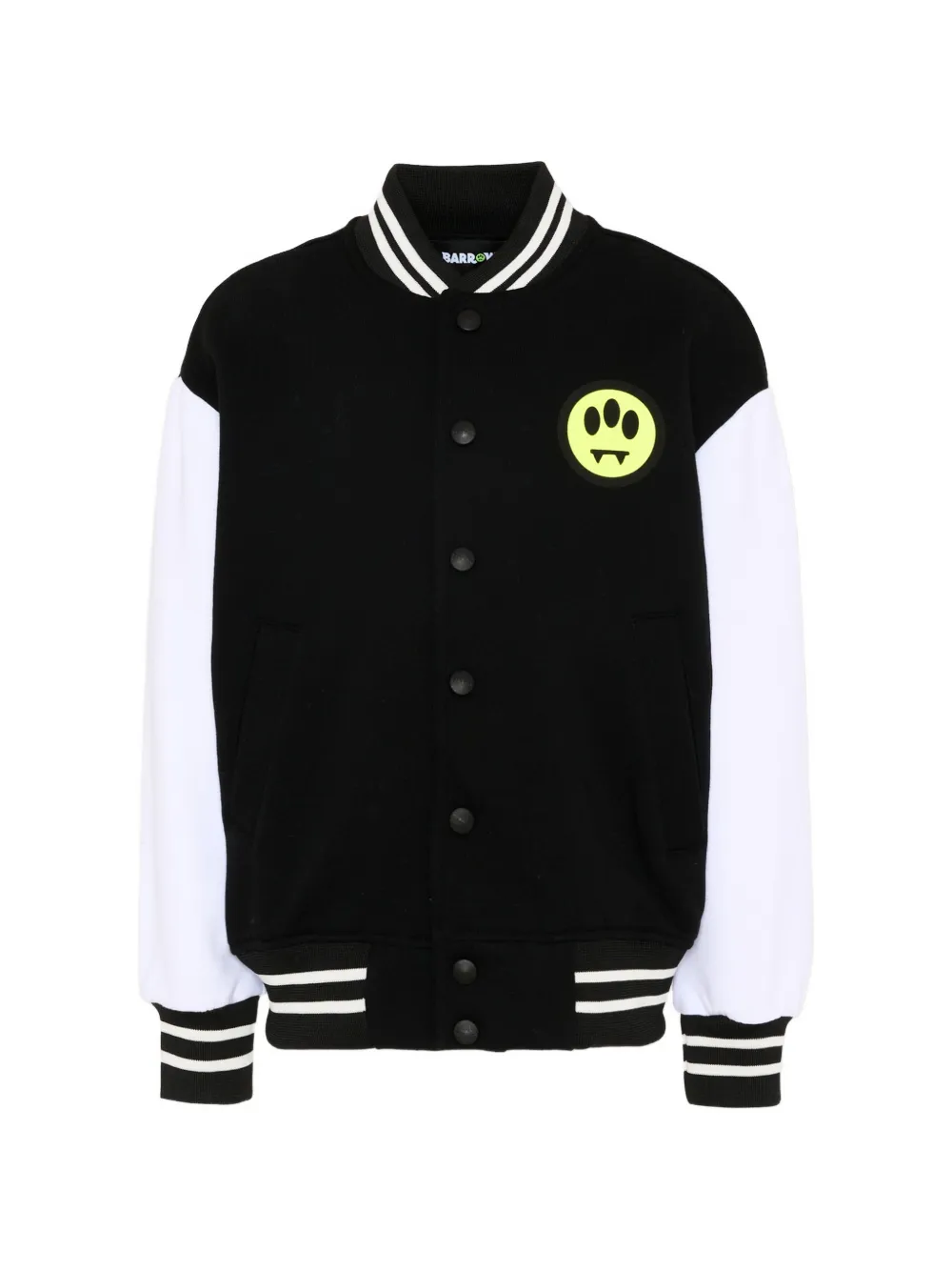 Barrow kids appliqué bomber jacket - Schwarz