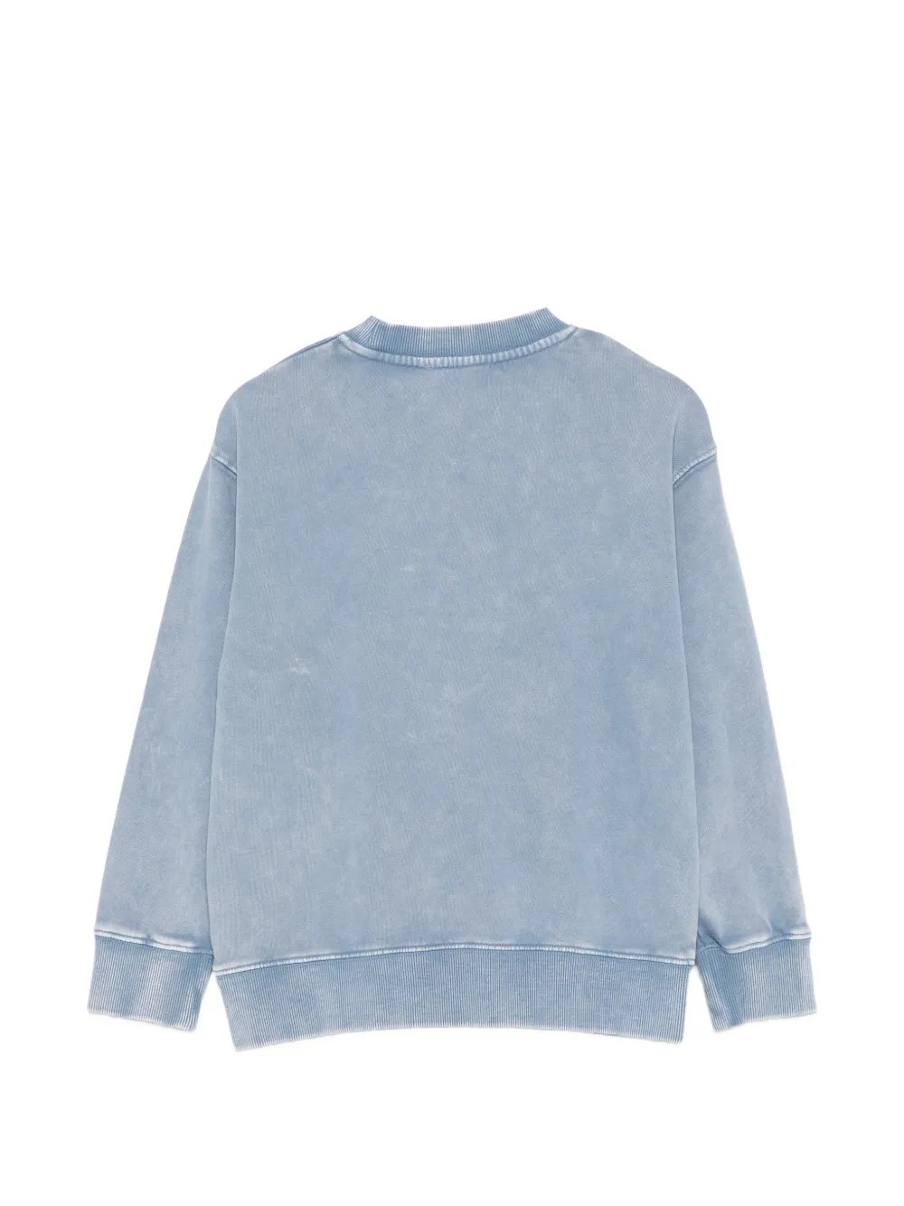 Stella McCartney Kids T-shirt met geborduurd logo Blauw