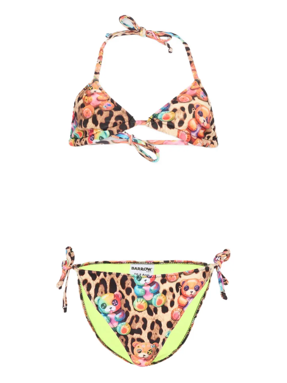 Barrow kids printed slip bikini - Toni neutri