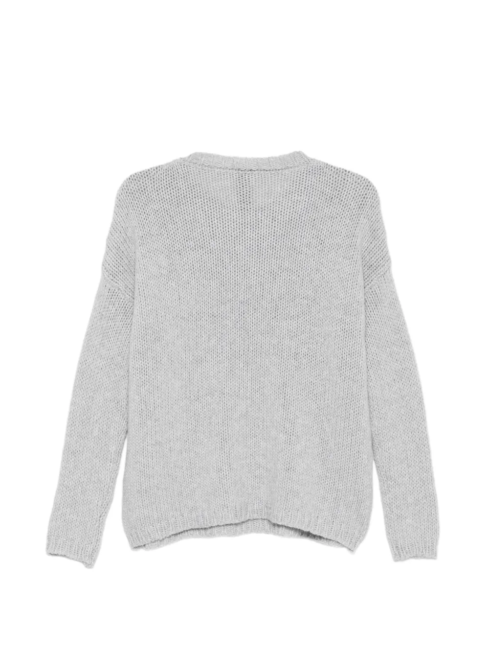  Private 0204 Crew-neck Knitted Jumper - Grey 
