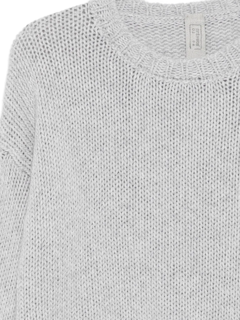  Private 0204 Crew-neck Knitted Jumper - Grey 