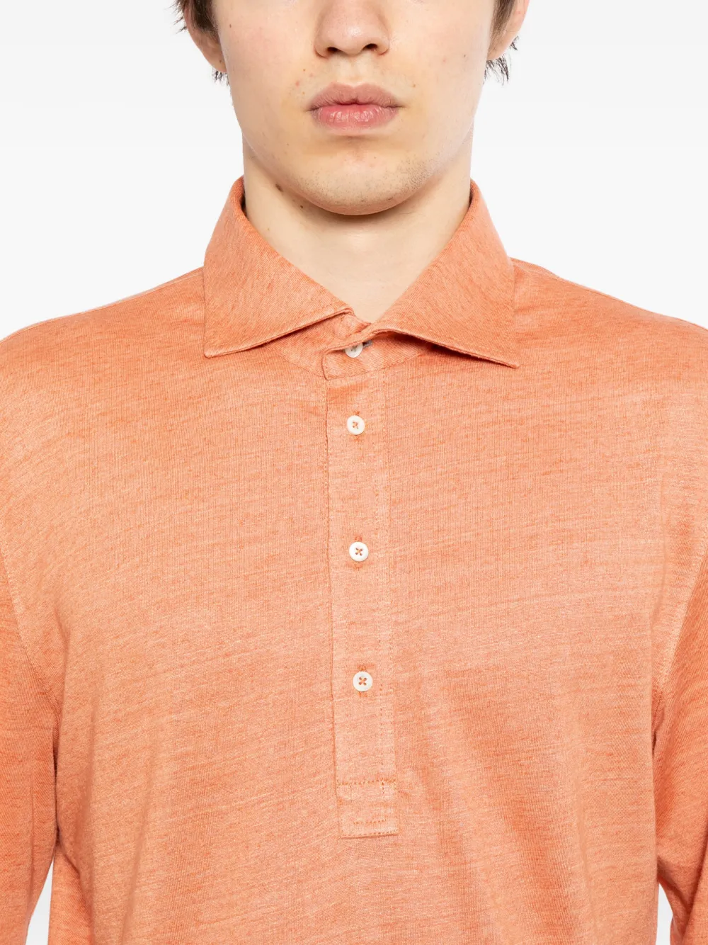 Brunello Cucinelli Polotop Oranje