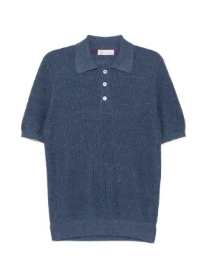 Brunello Cucinelli ストライプ ポロシャツ | ブルー | FARFETCH JP