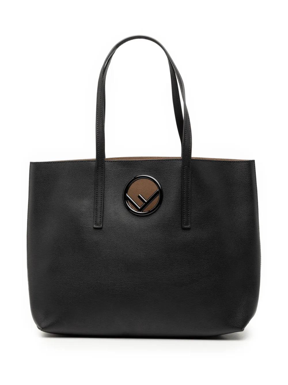 Fendi Pre-Owned 2010-2025 F is Fendi Leather Shopper tote bag - Nero