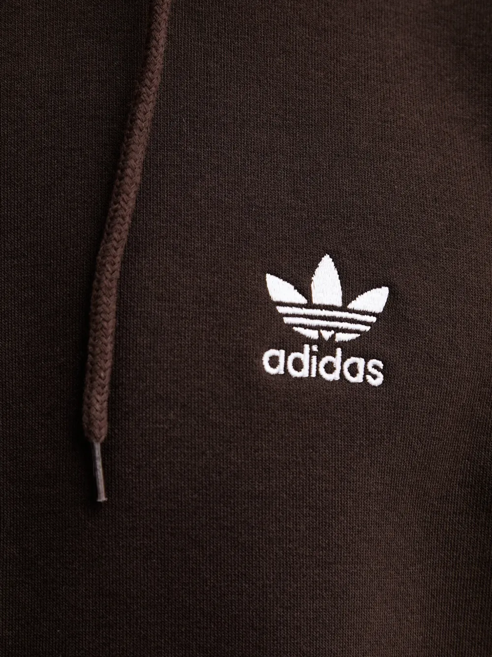 adidas logo-embroidered drawstring hoodie Bruin