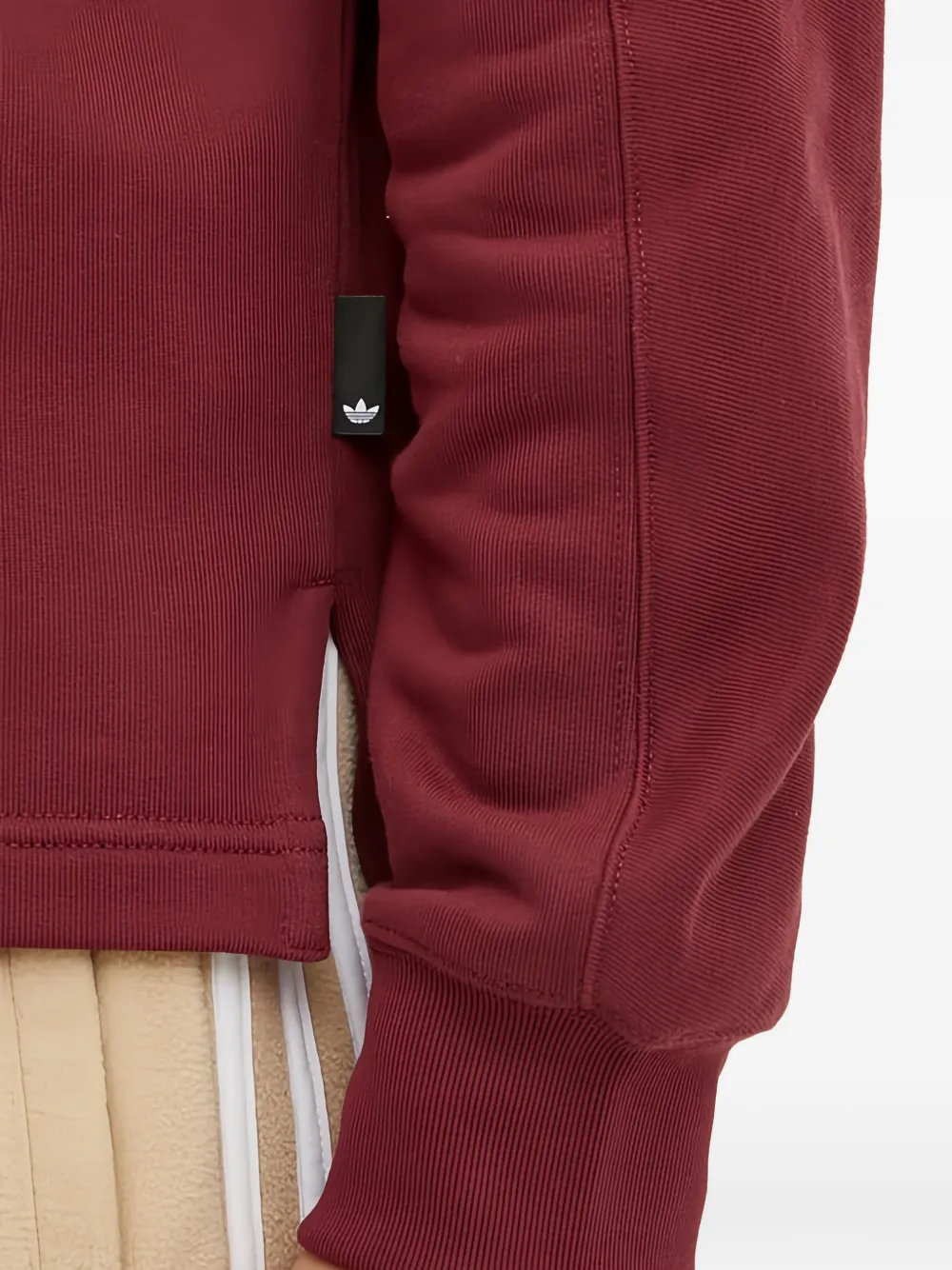 adidas Sweater met grafische print en capuchon Rood