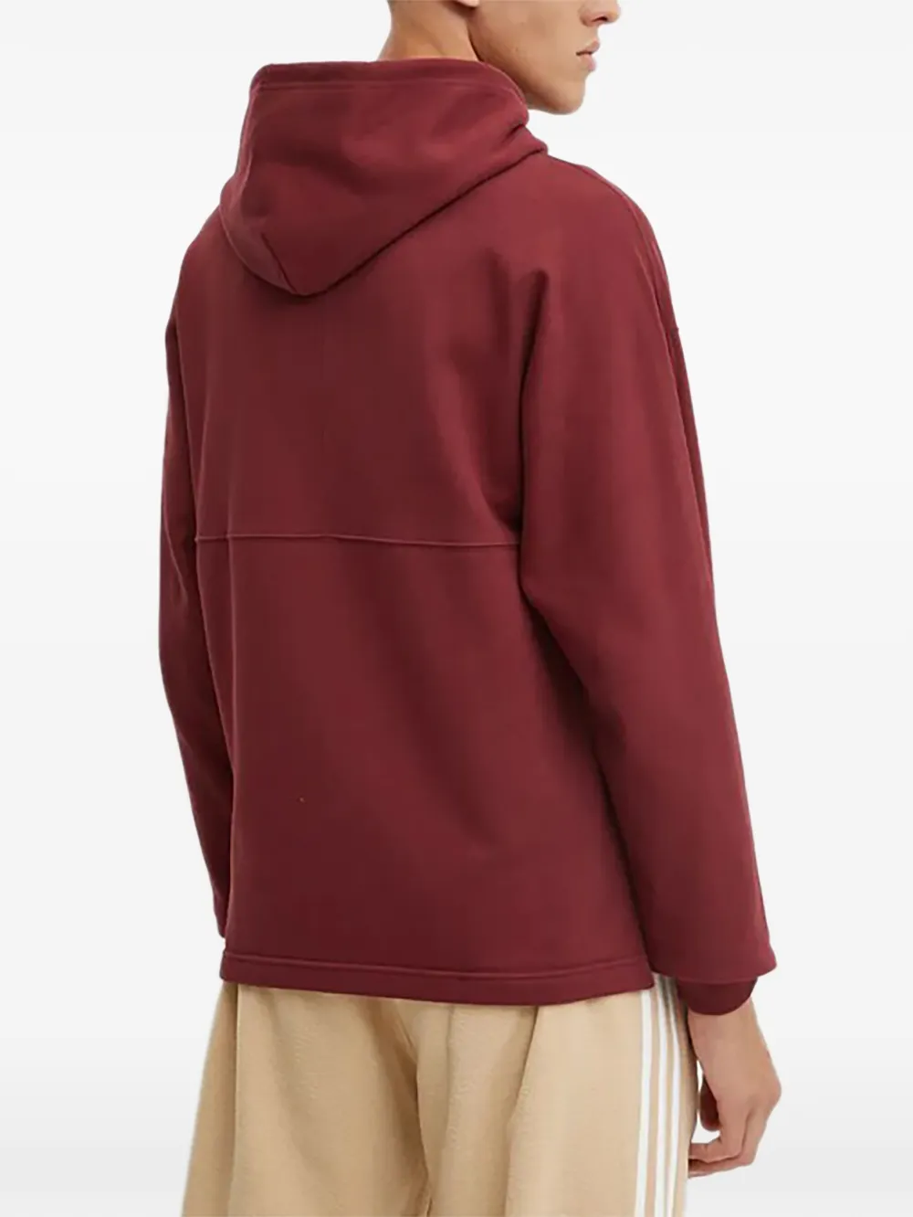 adidas Sweater met grafische print en capuchon Rood
