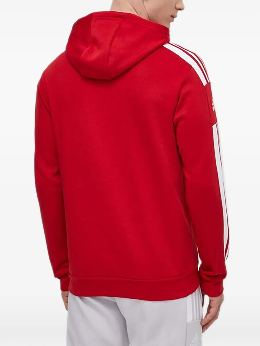 adidas Gestreepte hoodie Rood