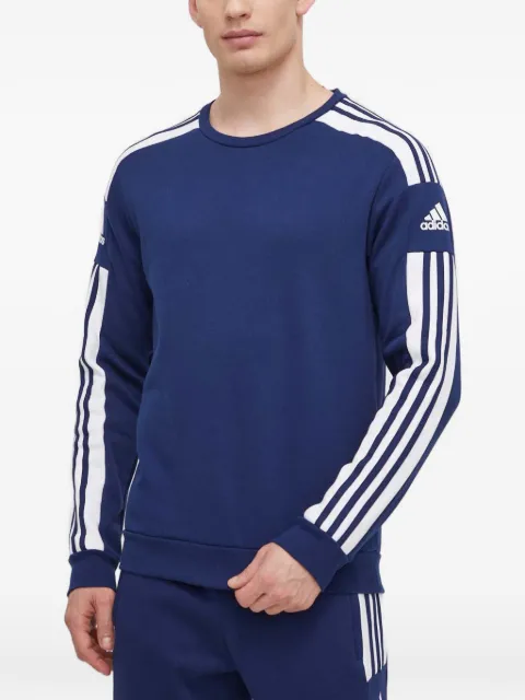 adidas striped-sleeve sweatshirt