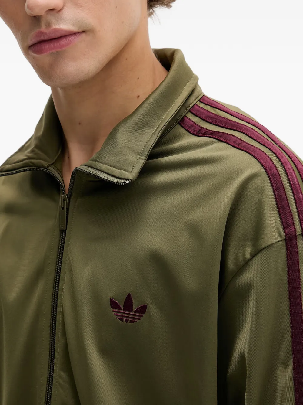 adidas Firebird zip-up track jacket Groen