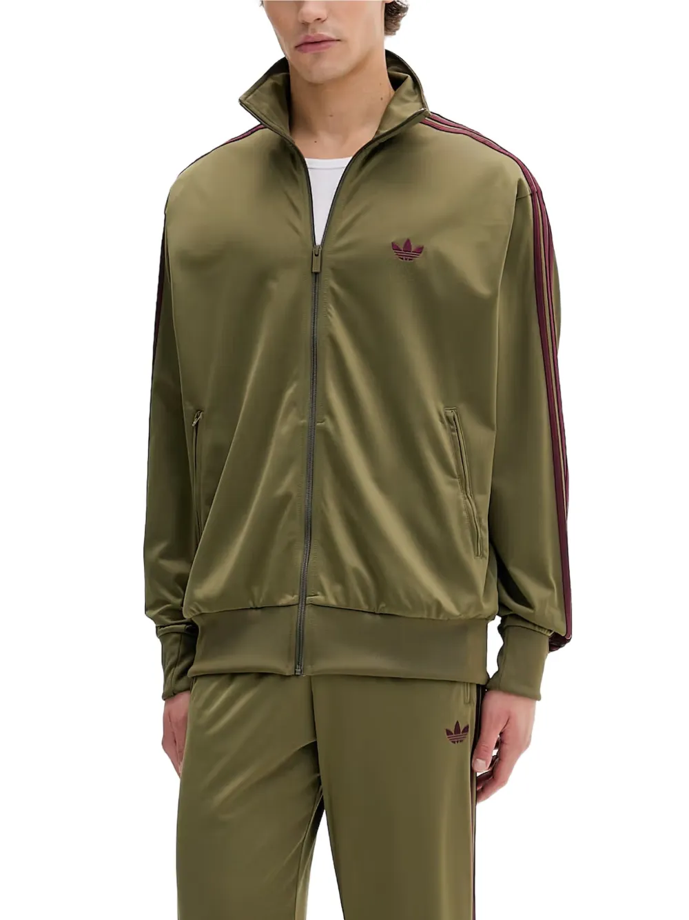 adidas Firebird zip-up sweatshirt - Verde