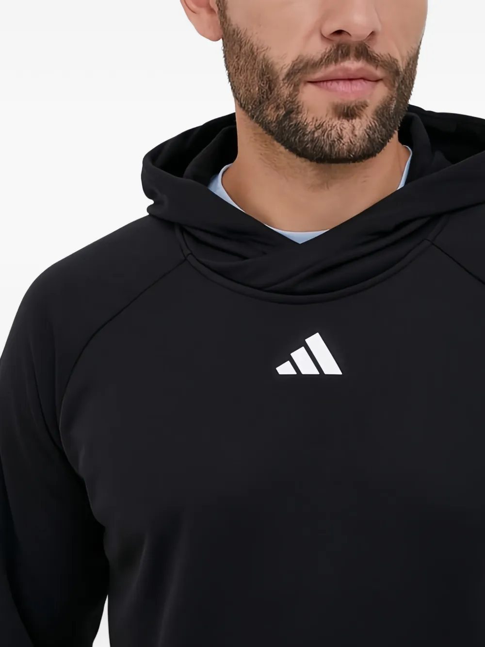 adidas Hoodie met logostreep Zwart