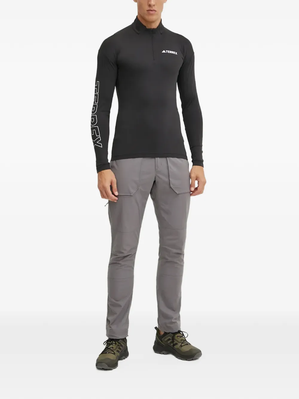 adidas Terrex Xperior T-shirt met lange mouwen Zwart