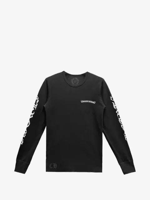 Chrome Hearts playera manga larga Scroll