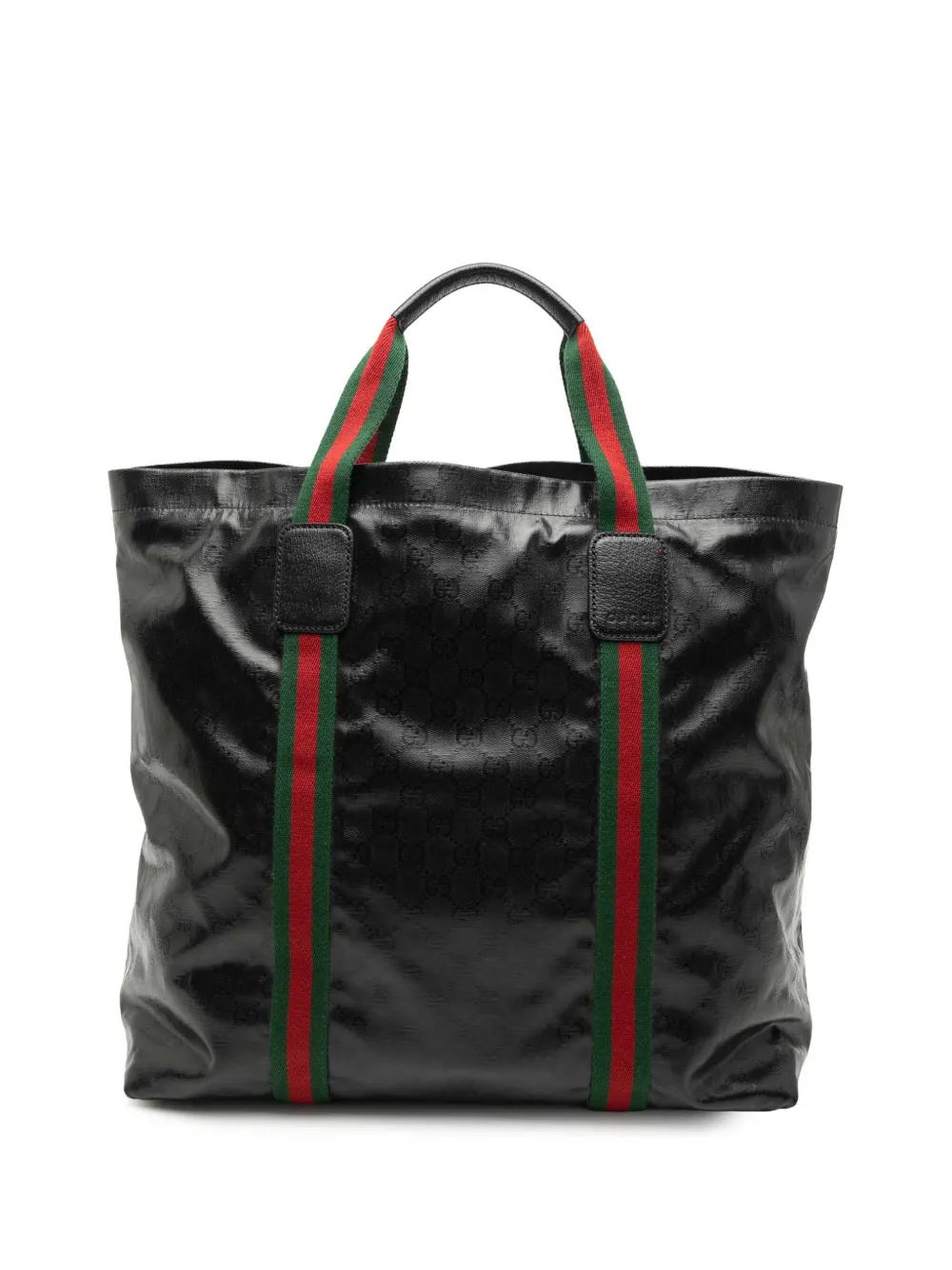 Gucci Pre-Owned 2000-2015 GG Imprime Web tote bag - Nero