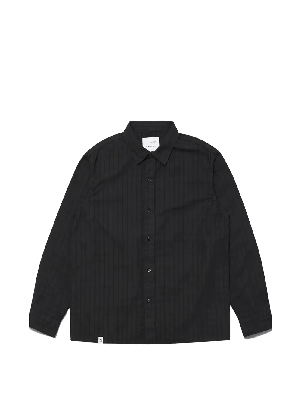 Edwin Sebastian stripe-pattern shirt - Nero