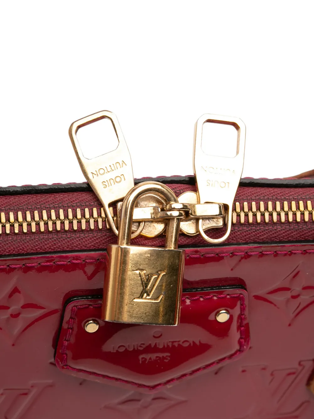Louis Vuitton Pre-Owned 2014 Monogram Vernis Montebello PM Satchel