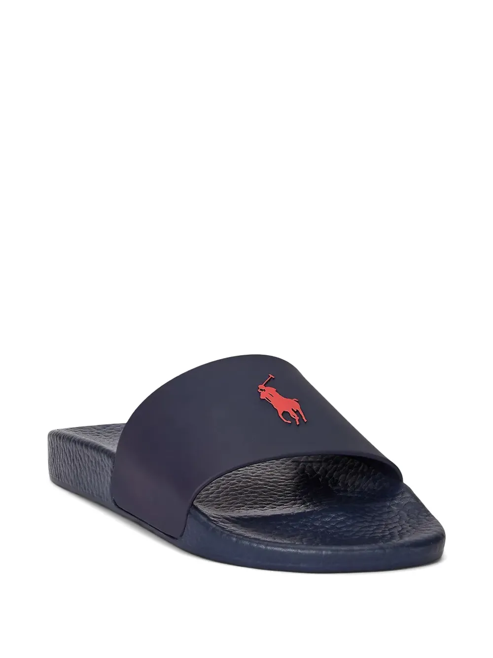 Polo Ralph Lauren Pony-motif slides Blauw