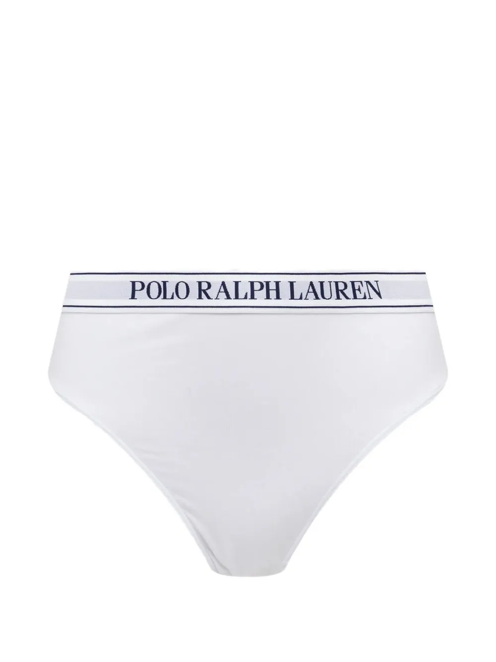 Polo Ralph Lauren Drie geribbelde onderbroeken met logoband Blauw