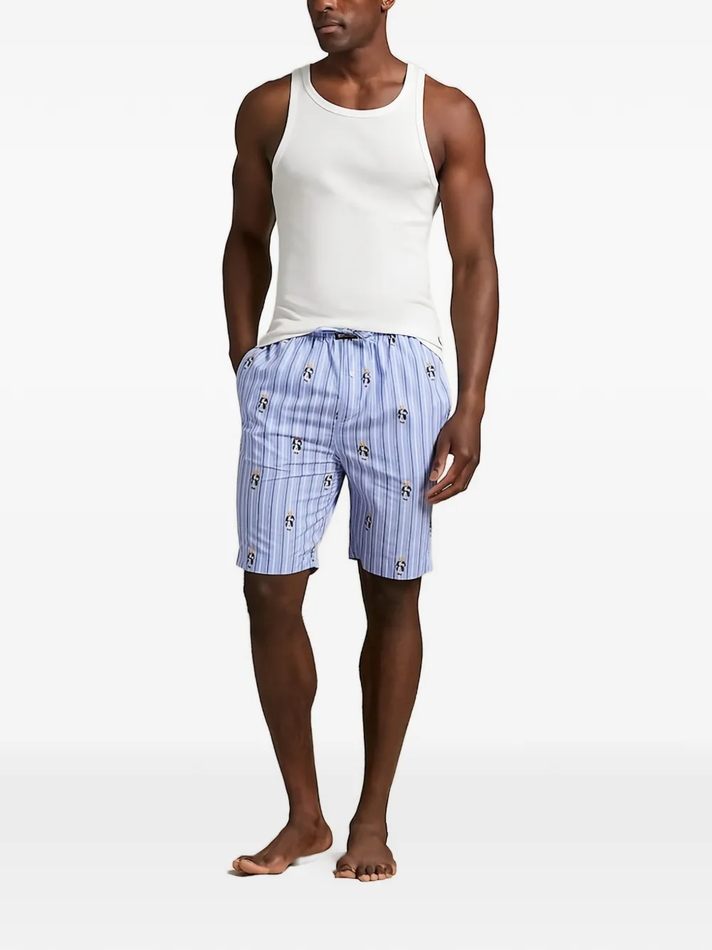 Polo Ralph Lauren Gestreepte shorts Blauw