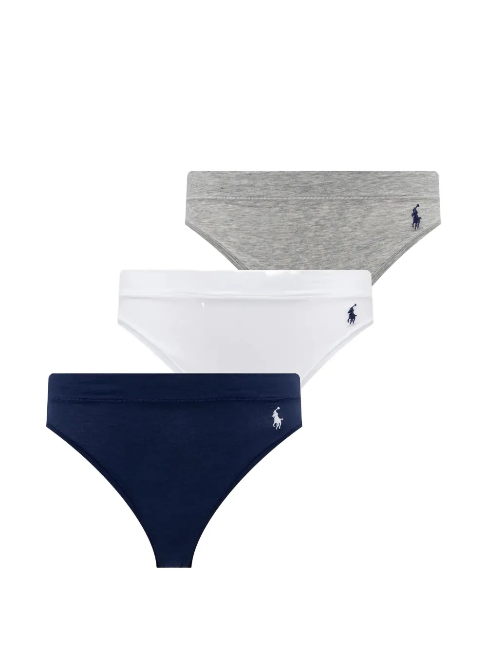 Polo Ralph Lauren logo-embroidered thongs - Blu