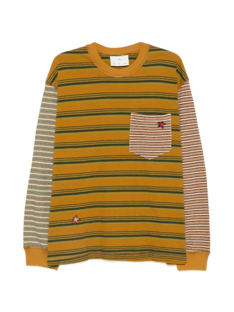 Song For The Mute Tictac striped sweatshirt