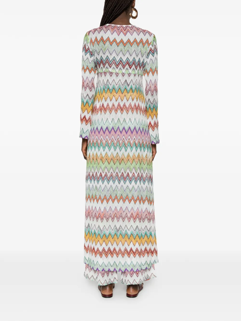 Missoni Stranddoek met zigzag-patroon Wit