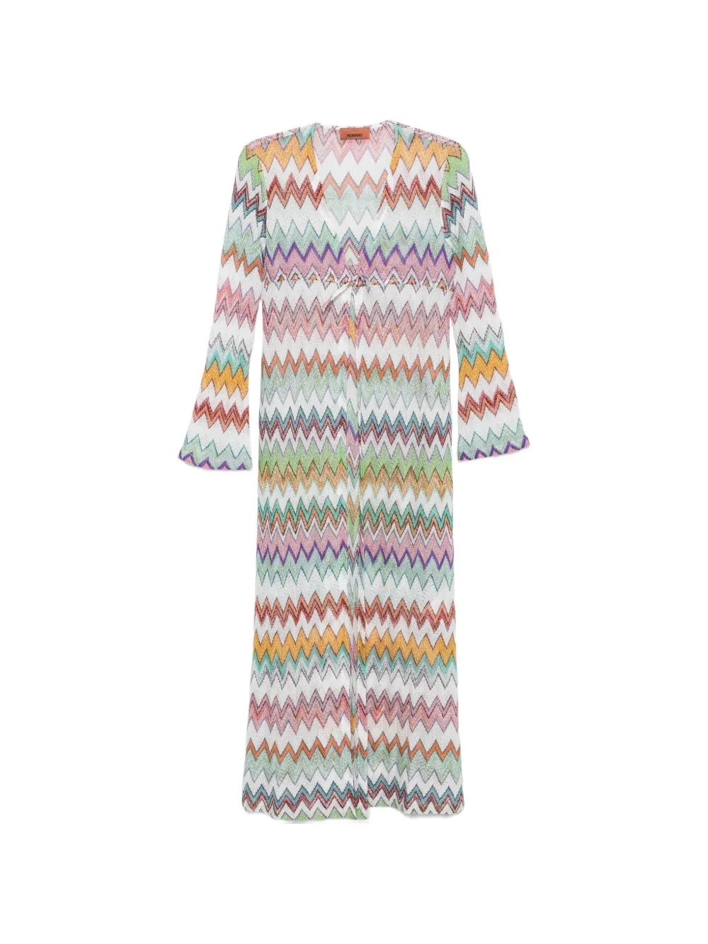Missoni zigzag beach cover-up - Bianco