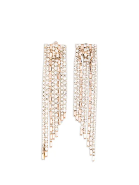 Rosantica Amarena crystal-embellished fringed earrings
