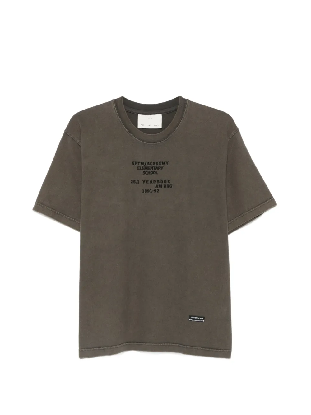 Song For The Mute embroidered T-shirt - Marrone