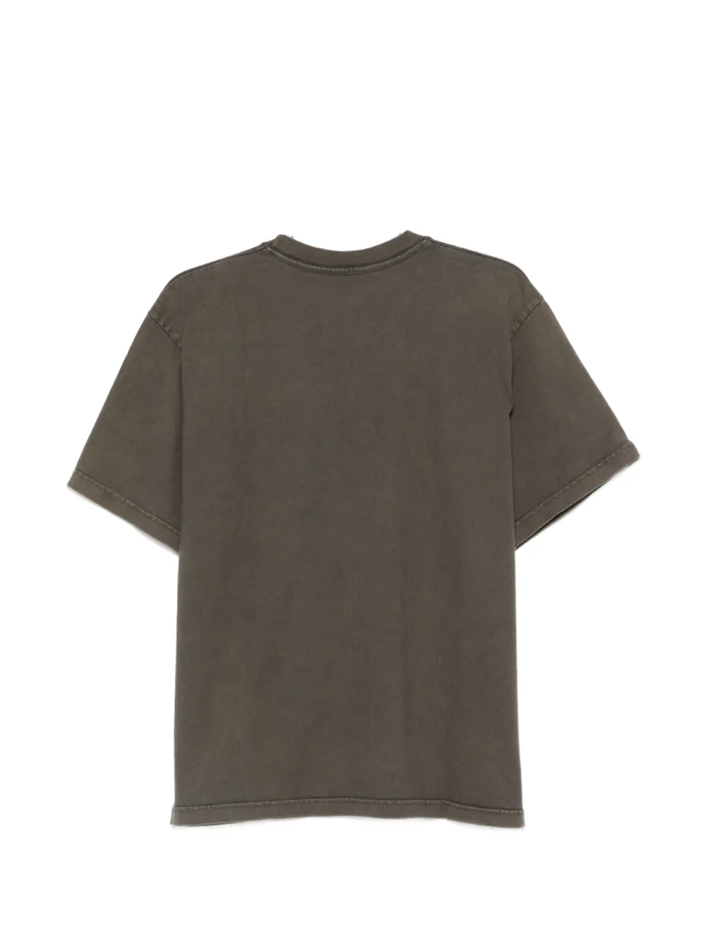 Song For The Mute T-shirt met borduurwerk Bruin