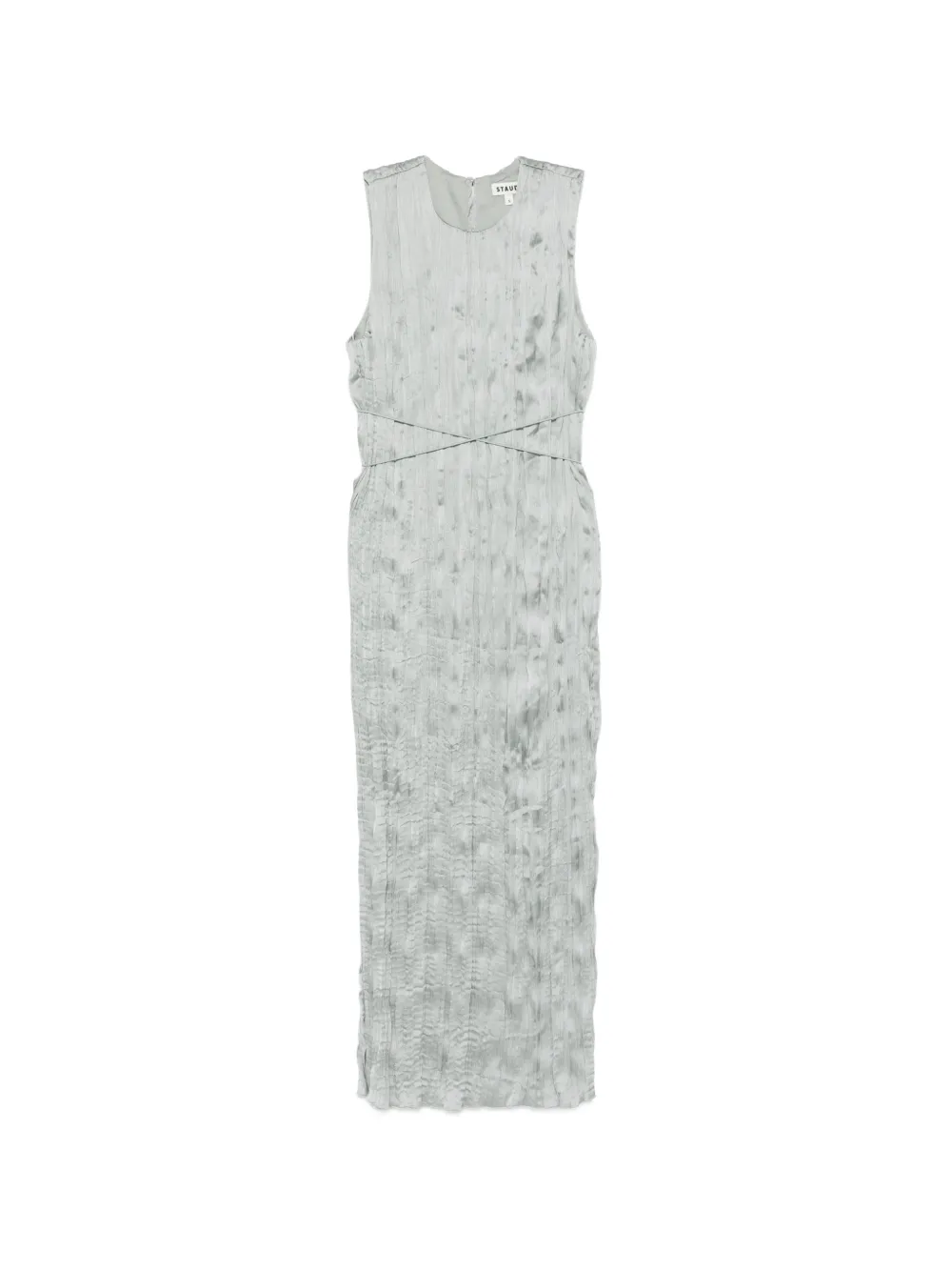 STAUD Mizu pleated dress - Verde