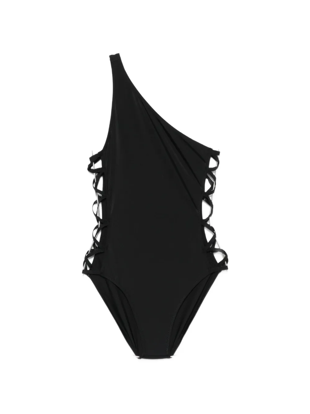 Norma Kamali one-shoulder swimsuit - Nero