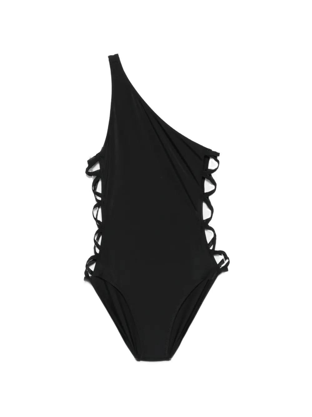 Norma Kamali one-shoulder swimsuit - Nero