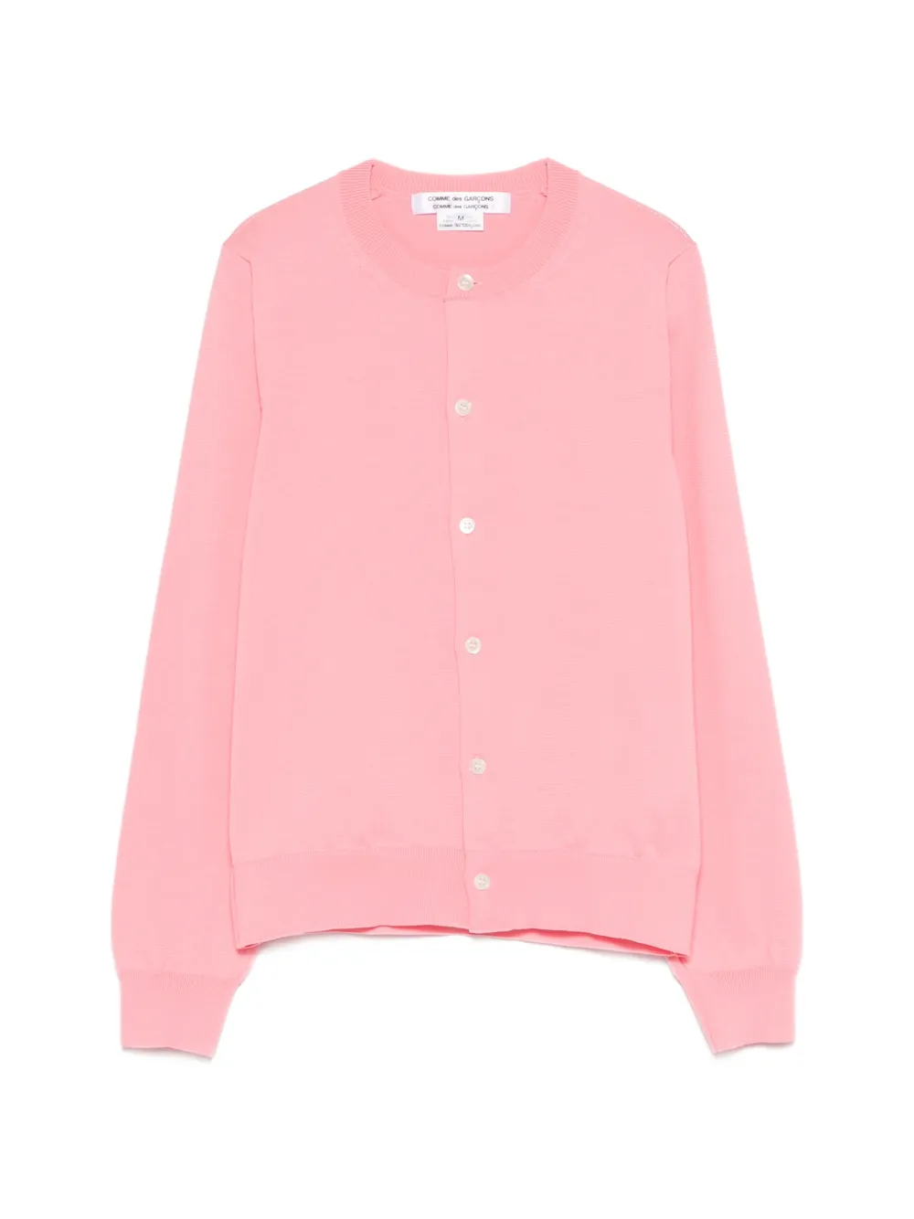 Comme Des Garçons button-up knitwear - Rosa