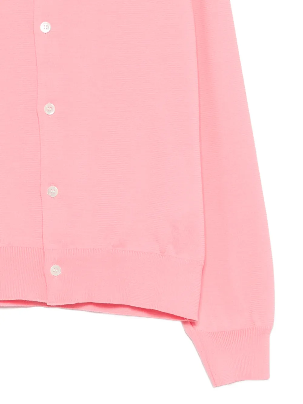 Comme Des Garçons Comme Des Garçons Gebreid vest met knopen Roze