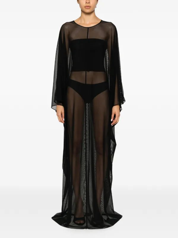 designer draped dresses Asymmetrical Draped Dress