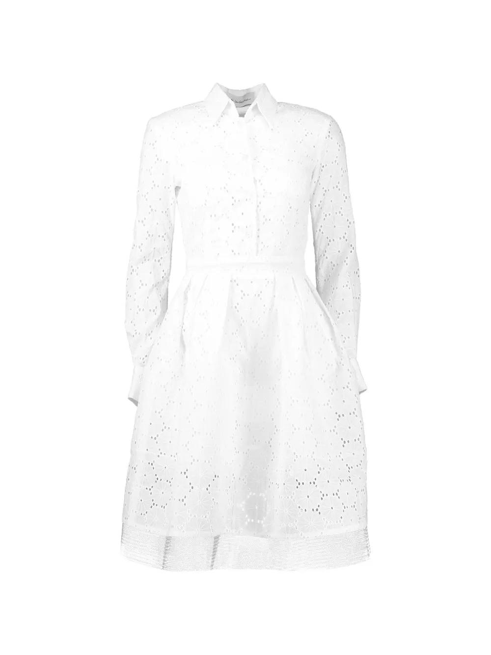 Greta Constantine eyelet tadolet dress - Bianco